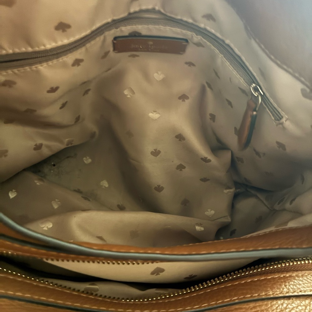 Kate Spade Brown Pebbled Leather Shoulder Bag - Picture 6 of 10